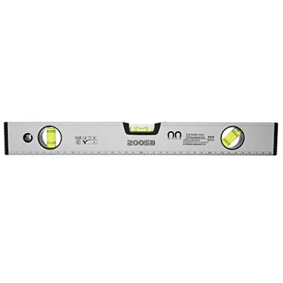 Image of Samfox Spirit Level, High Precision Magnetic Aluminum Alloy Bubble Ruler Level 400mm