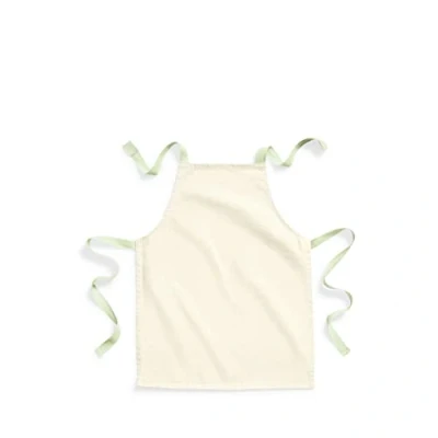 Image of Westford Mill W362 Fairtrade Cotton Junior Craft Apron Natural/Pistachio