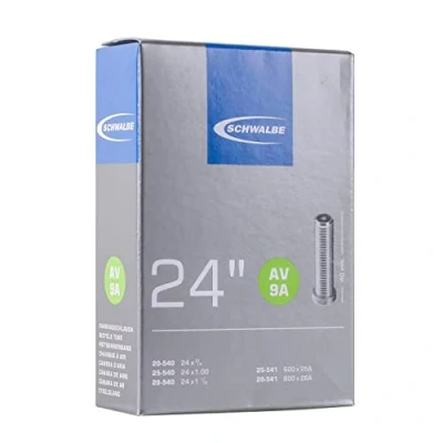 Image of Schwalbe Inner Tube AV9A Black, 24&quot;