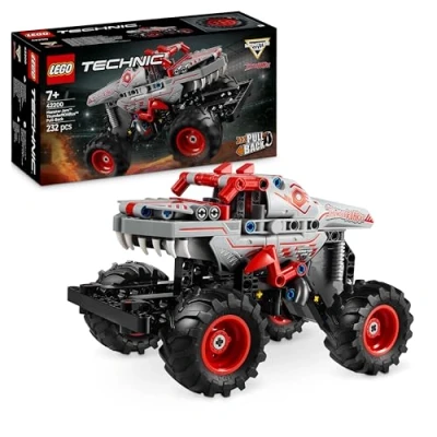 Image of LEGO Technic Monster Jam ThunderROARus Pull Back Truck Toy Vehicle Building Set for 7+ Year Old Boys &amp; Girls Who Love Creative Play Gift Idea 42200