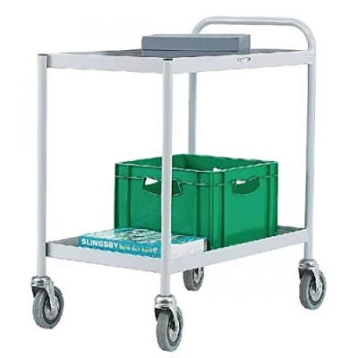 Image of General 2 Tier Grey Purpose Trolley 331490