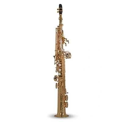 Image of Roy Benson Bb Sopran Saxophon MOD.SS 302 gerade Form lack., inkl. leichtem Rechtecketui