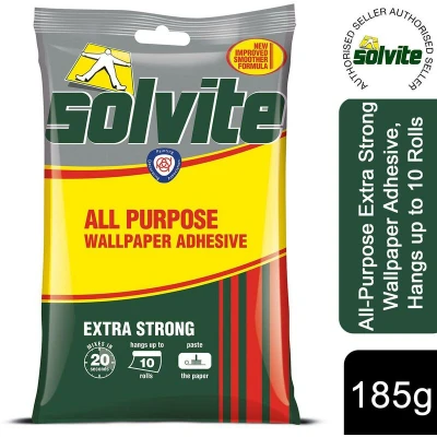 Image of Solvite All Purpose Wallpaper Paste Sachet 10 Roll SLV1591159