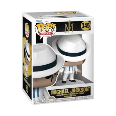 Image of Funko POP! Rocks: Michael Jackson MJ (lean) Collectable Vinyl Figure Gift Idea Official Merchandise Toys for Kids &amp; Adults Music Fans Model Collectors and Display