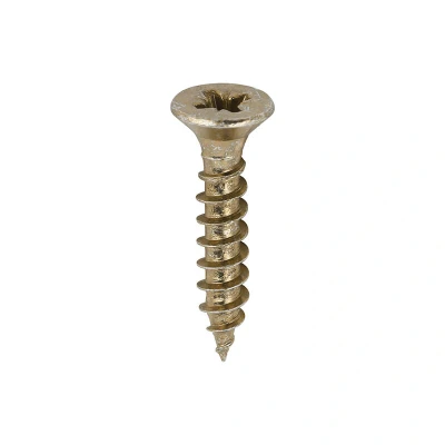 Image of TIMco 30016CLAF PZ1 CSK ZYP Classic Screw 3.0 x 16 Yellow (Box of 200)