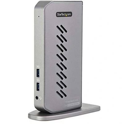 Image of StarTech.com USB C A Dock Hybrid Universal 3.0 Docking Station for or Laptop Dual Monitor 4K 60Hz HDMI/DisplayPort 6x A, GbE 3.1/3.2 Gen 1 Windows/Mac (DK30A2DHU)