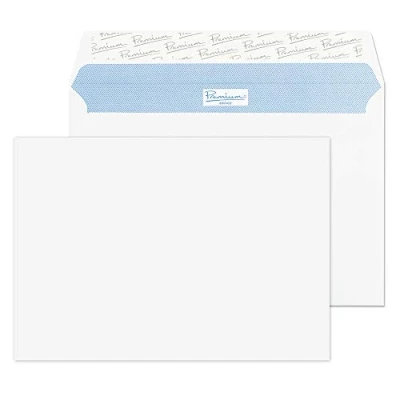 Image of Blake Office C5 162 x 229 mm 120 gsm Peel &amp; Seal Wallet Envelopes (34213) Ultra White Wove Pack of 25