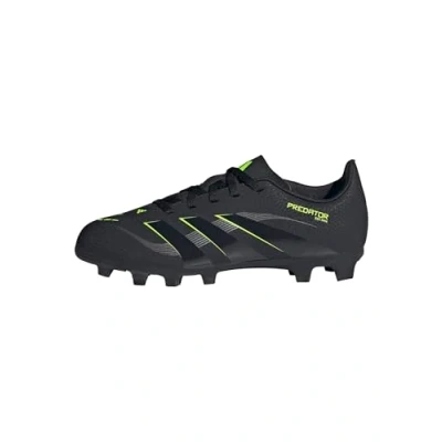 Image of adidas Predator Club Firm Multi Ground Football Boots Kids, Core Black/Carbon/Lucid Lemon, 5.5 UK Child