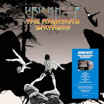 Image of Uriah Heep The Magician&#039;s Birthday RSD 2021 Galaxy Swirl vinyl Sealed UK LP BMGCAT493LP