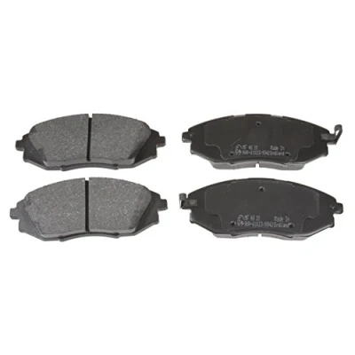 Image of 96475027, 96952179 Brake pad set BLUE PRINT ADG042115 Front Axle with acoustic wear warning CHEVROLET: Epica KL1