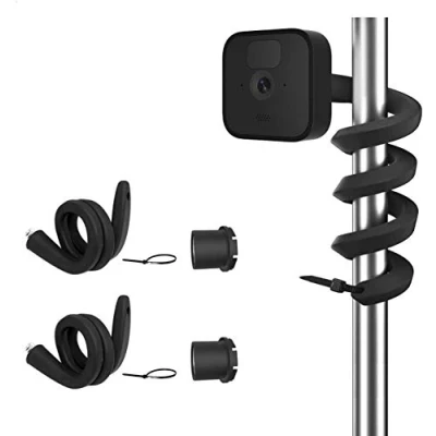 Image of TIUIHU Flexible Twist Mount for All new Blink Outdoor XT2 Camera Mini, No Tools Installation Your Indoor and Home Security System (Pack of 2, Black)