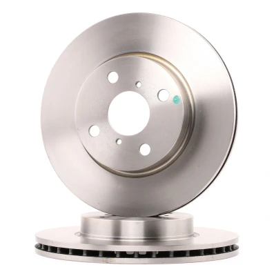 Image of 435120D060, 435120D260 Brake disc BREMBO 09.A913.14 258mm 22mm 4 internally vented TOYOTA: Yaris II Hatchback, III Hatchback