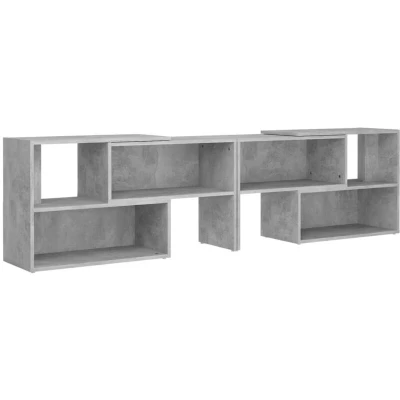 Image of vidaXL TV Cabinet Concrete Grey 149x30x52 cm Engineered Wood