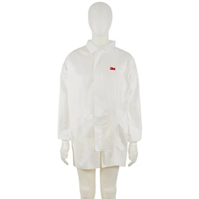 Image of 3M 4440 L Lab coat, White, 3XL