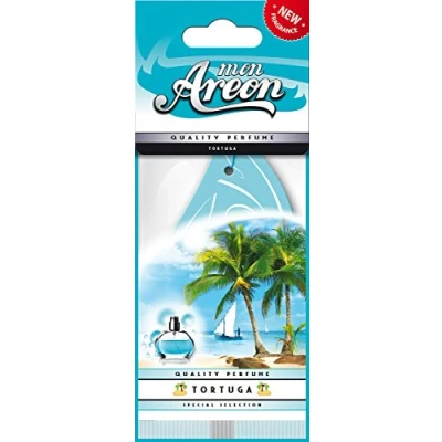 Image of AREON Mon Car Air Freshener Hanging Tortuga Tropical Blue Set Multi Pack of 10