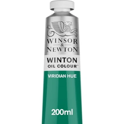 Image of Winsor &amp; Newton Winton 200ml Oil Colour Viridian Hue,1437696
