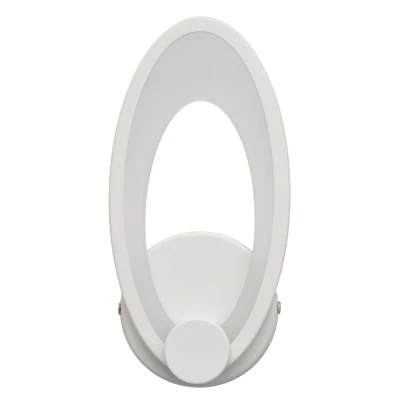 Image of Genova Integrated Led Wall Lamp White 11.5cm