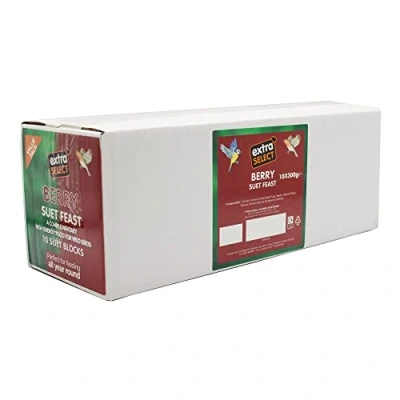 Image of Extra Select Wild Bird High Energy Berry Suet Blocks 10x300gm