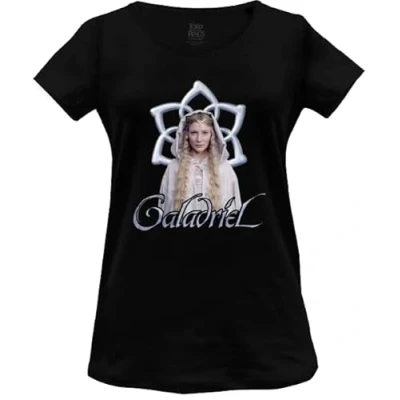 Image of The Lord Of Rings Women&#039;s Wolotrmts004 T Shirt, Black, S