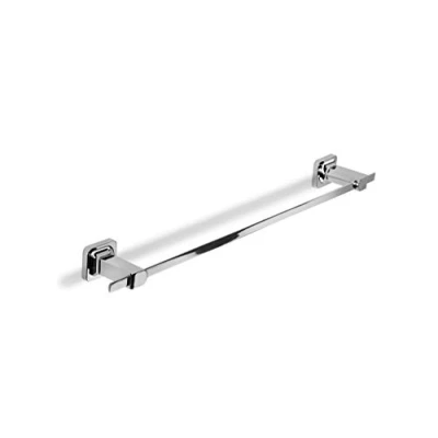 Image of Croydex Flexi Fix Easy to Fit Shoreditch Towel Rail with Zinc Alloy Construction, Chrome