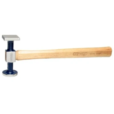 Image of KS Tools 140.2133 Panel beaters standard hammer, large round/square, 325mm