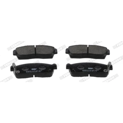 Image of 5520051811000, 5581060J10, 5581076A00, 5581076A01, 5581076A10 Brake pad set FERODO PREMIER ECO FRICTION FDB1812 SUZUKI: Alto VI