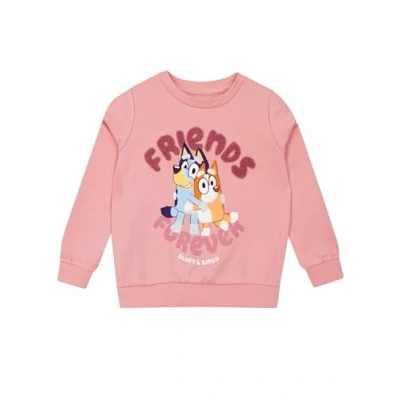 Image of Bluey Jumper Girls Sweatshirt Bingo Top Clothes Pink 4 5 Years