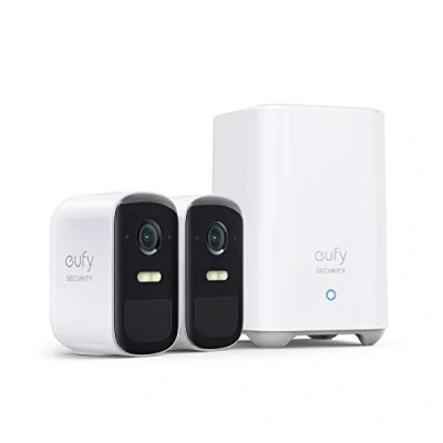 Image of eufy Security eufyCam 2C Pro 2 Cam Kit Camera outdoor wireless, 2K Resolution, 180 Day Battery Life, IP67 Water Resistant, Night Vision, No Monthly Fee,Home System