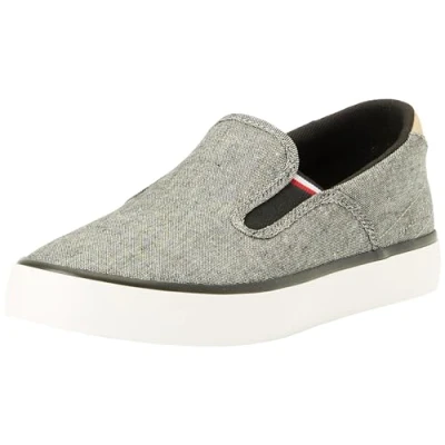 Image of Tommy Hilfiger Men Trainers Linen, Black (Black), 40