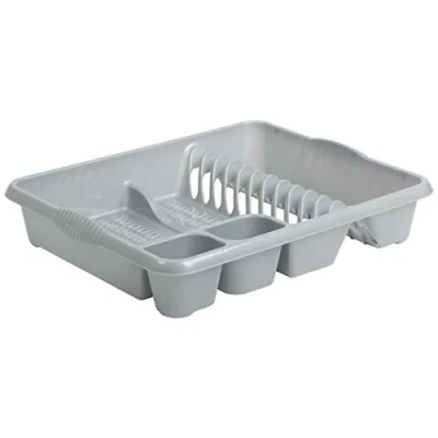 Image of Wham Casa Large Dish Drainer Silver 46.5 x 38 9 cm