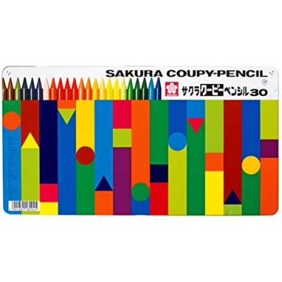 Image of Sakura color 30 Kupi pencil (canned) FY30 (japan import)