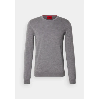 Image of HUGO SAN Cedric Jumper, Men&#039;s, Size: Medium, Medium grey