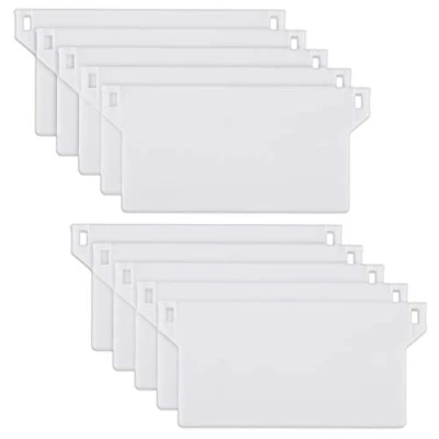 Image of First blinds Vertical Blind Weights 89mm (3.5 inches) Replacement Spares Bottom Slats White (20)
