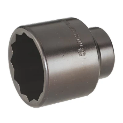 Image of Sealey Impact Socket 56mm Bi Hex Deep 3/4&quot;Sq Drive