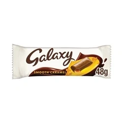 Image of Galaxy Chocolate Bars, Smooth Caramel &amp; Milk Bulk Box, 24 x 48g, Ideal for Gift, Snacks or Hamper