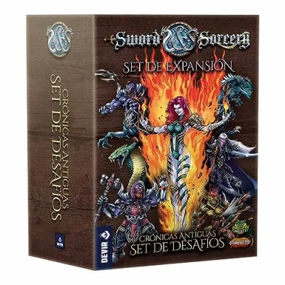 Image of Sword &amp; Sorcery Miniatures Ancient Chronicles: Challenge Set Expansion 16 Pieces Unpainted by Ares Games Designed for use with TTRPG RPG Tabletop Game