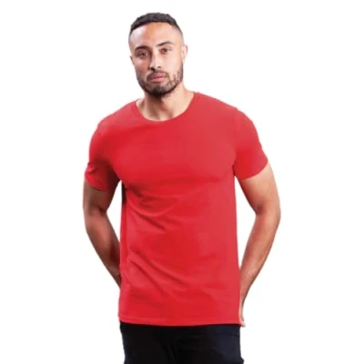 Image of Mantis Mens Essential Organic T, Charcoal Grey Melange, XX Large. M01