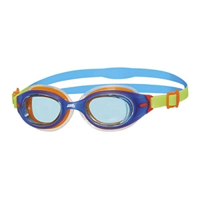 Image of Zoggs Kids&#039; Little Sonic Air Swimming Goggles (up to 6 Years), Blue/Green/Light Blue/Tint, One Size