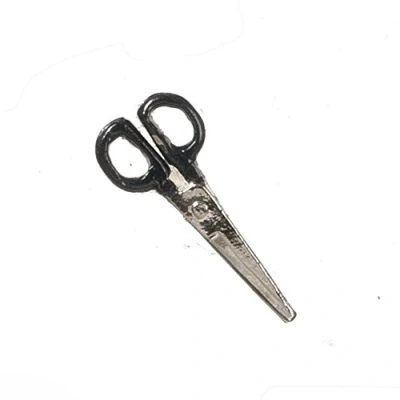 Image of Melody Jane Dolls House Working Metal Scissors Miniature Kitchen Sewing Accessory 1:12 Scale