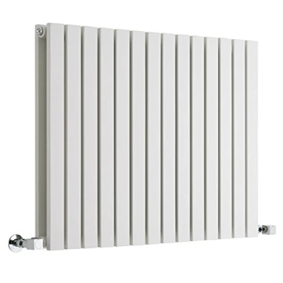 Image of Milano Capri White Horizontal Double Flat Panel Radiator 635mm x 826mm