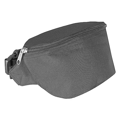 Image of Build Your Brand Hip Bag Grey One Size