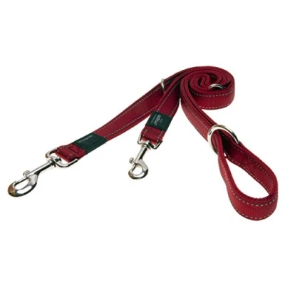 Image of ROGZ HLM05 C Utility Leash/Lumberjack, XL, Red