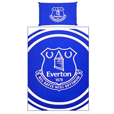 Image of Official Everton FC Single Duvet Cover &amp; Pillowcase Set