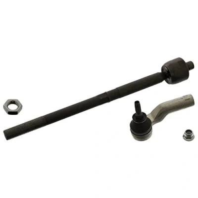 Image of AV6C3L519AA, AV6C3L519AAS1, AV6C3L519BA, AV6C3L519BAS1 Tie Rod FEBI BILSTEIN 43525 Front Axle Left with lock nuts without taper plug FORD: KUGA 2