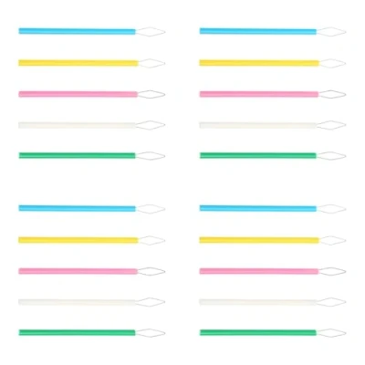 Image of XINGBEI Colorful Needle Threader ABS Cylindrical Sewing Tool Easy To Inser For Elderly Craft Enthusiasts 20 Pcs