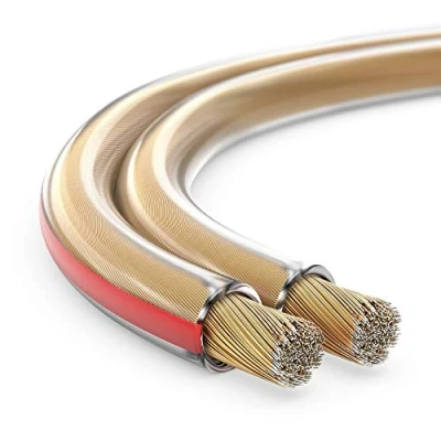 Image of toolcity Speaker Cable Twin Wire 2x1.50mm2 (Box Cable/Audio Cable) 25 m Transparent
