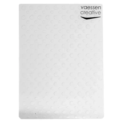 Image of Vaessen Creative Embossing Folder, Stone, 14.6 x 10.8 0.5 cm, 1 Piece, for Birthday, Birth, Christmas Cards and Paper Crafts