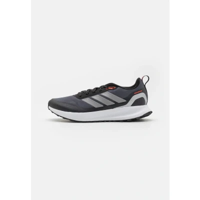Image of adidas Performance Runfalcon 5 Trail running shoes, Men&#039;s, Size: 9, Core black/silver metallic/carbon Textile/synthetics
