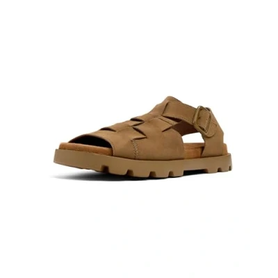 Image of Camper K100778 Brutus, Men&#039;s Sandals, medium brown 007, 9 UK