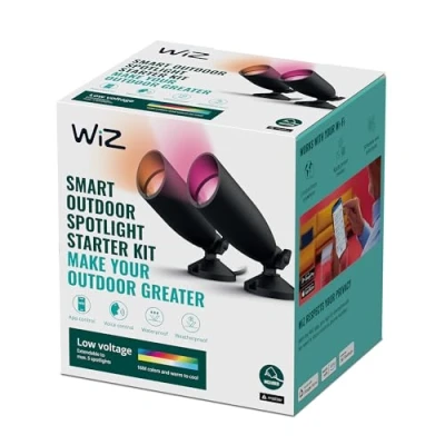 Image of WiZ Ground LED spot, starter kit, double pack